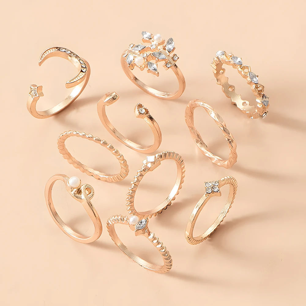 Celestial Grace Ring Set ✨
