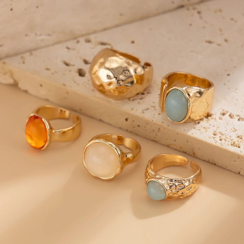 Aurora Gem Ring Set ✨