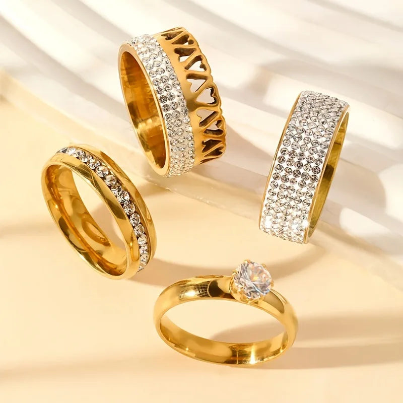 Regal Brilliance Ring Set ✨