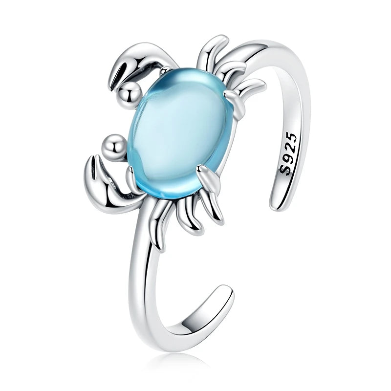 Arctic Glow Ring Set ✨ 925 sterling silver
