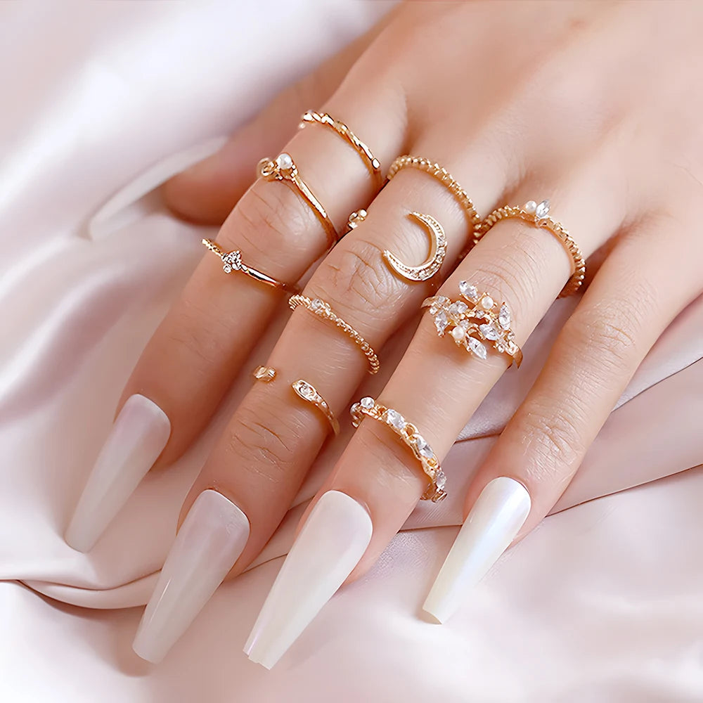 Celestial Grace Ring Set ✨
