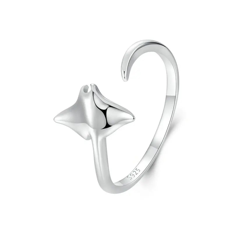 Arctic Glow Ring Set ✨ 925 sterling silver