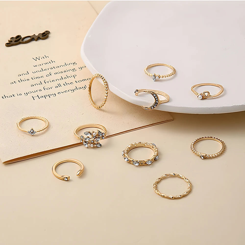 Celestial Grace Ring Set ✨